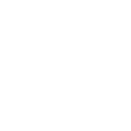 Icon of a telephone handset with a speech bubble containing a paw print.
